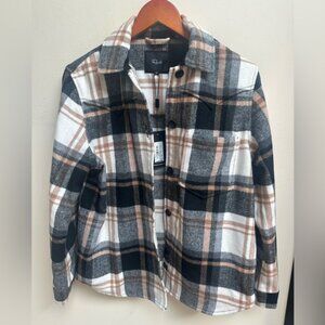 NWT Rails Tripp Plaid Button-Up Jacket Shirt
